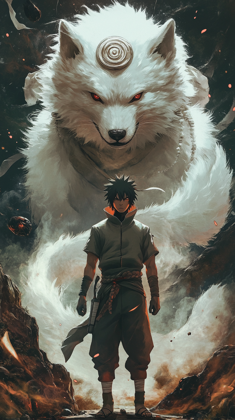 Kiba Inuzuka and Akamaru – naruto wallpapers